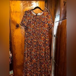 J. Crew floral midi dress